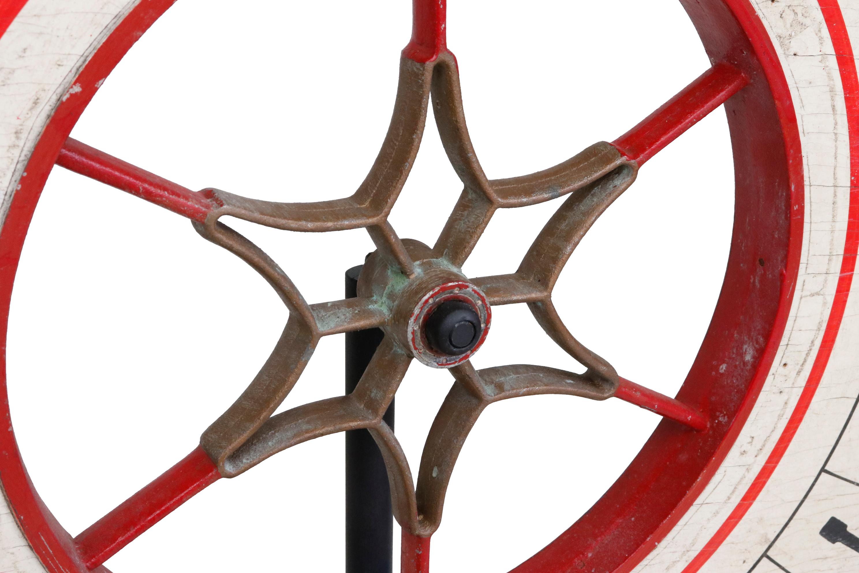 American Craftsman Large Carnival Wheel in Red White and Blue