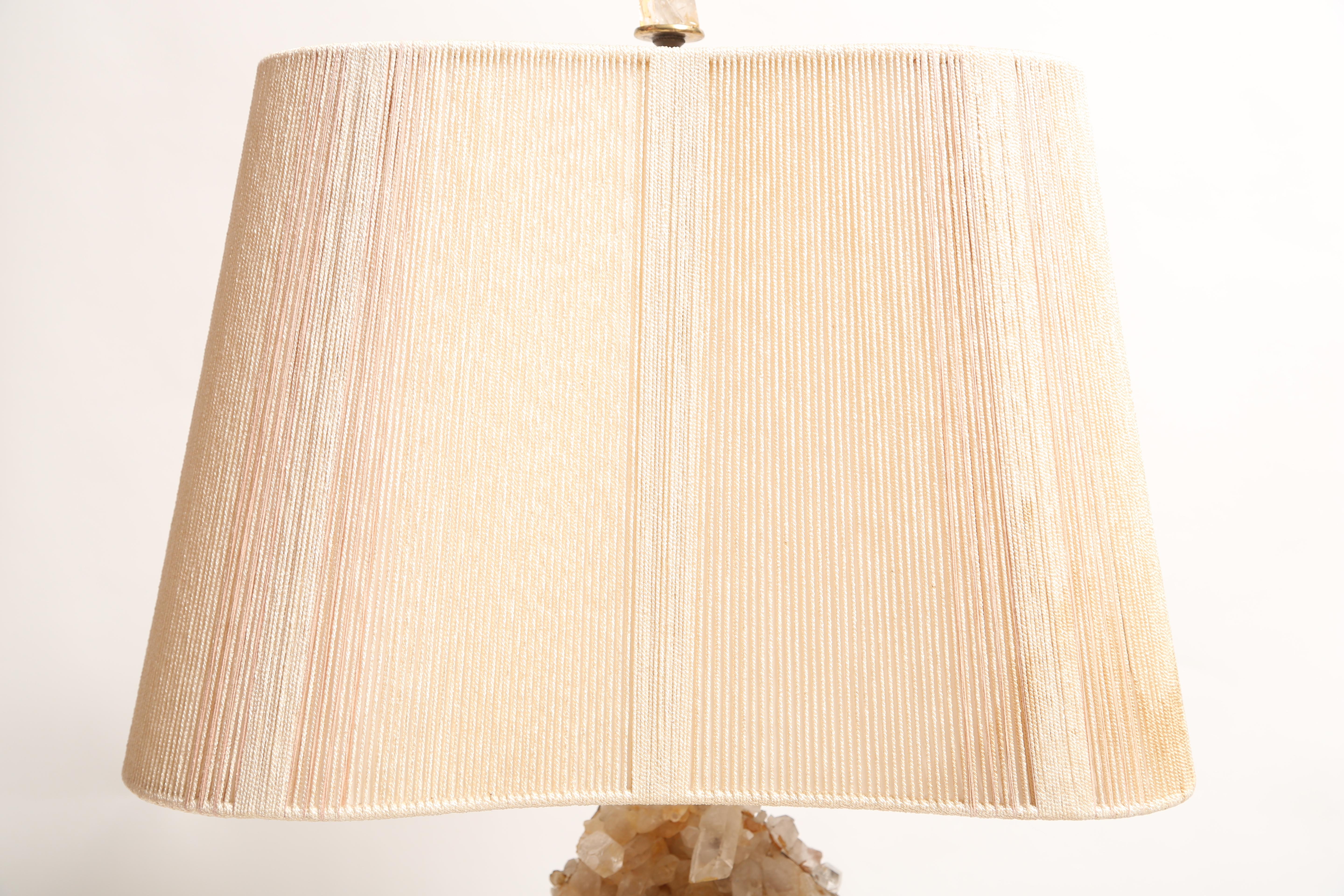 Large Carole Stupell Quartz Crystal Lamp, 1950s For Sale 3