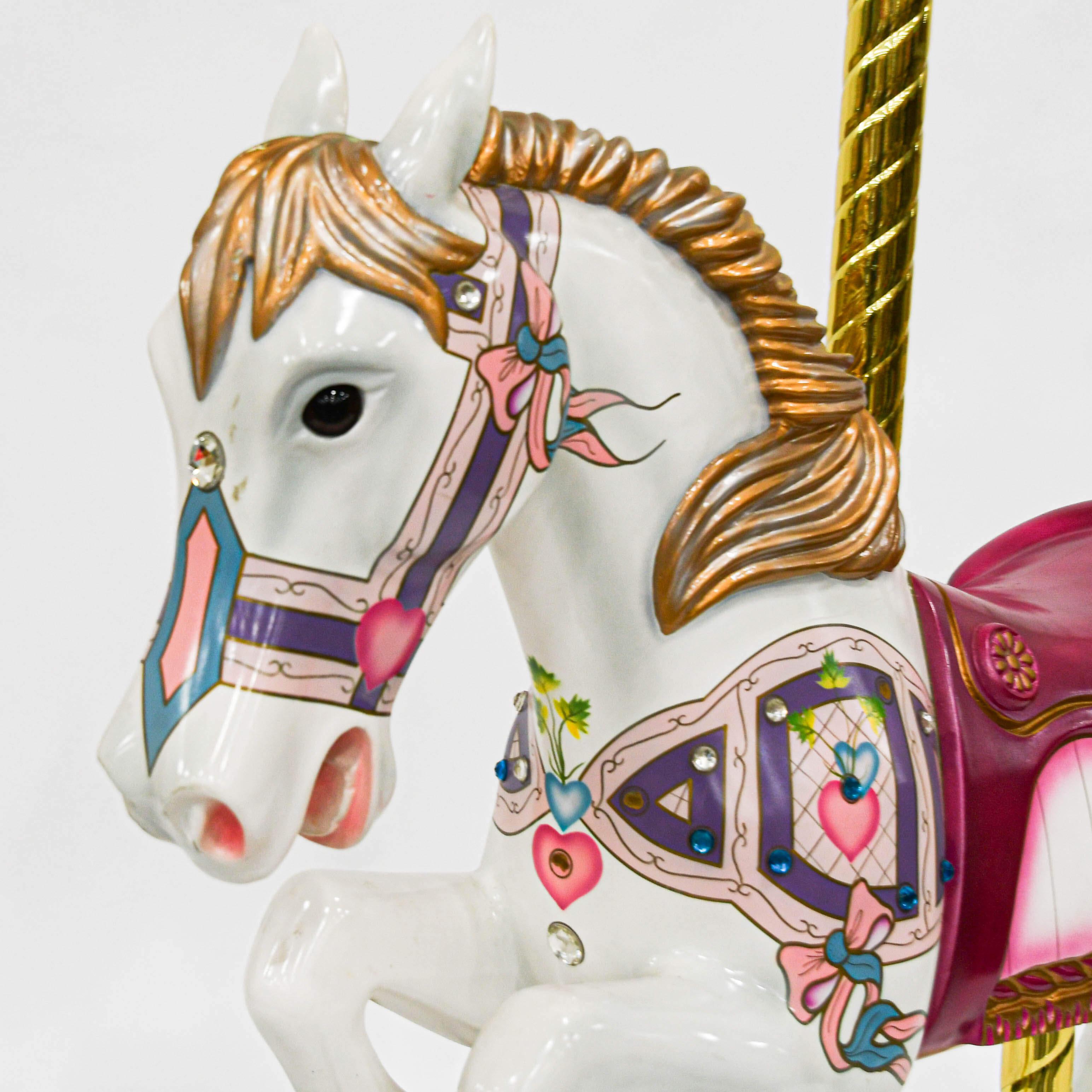 American Large Carousel Horse on Rockers For Sale
