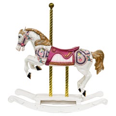 Vintage Large Carousel Horse on Rockers