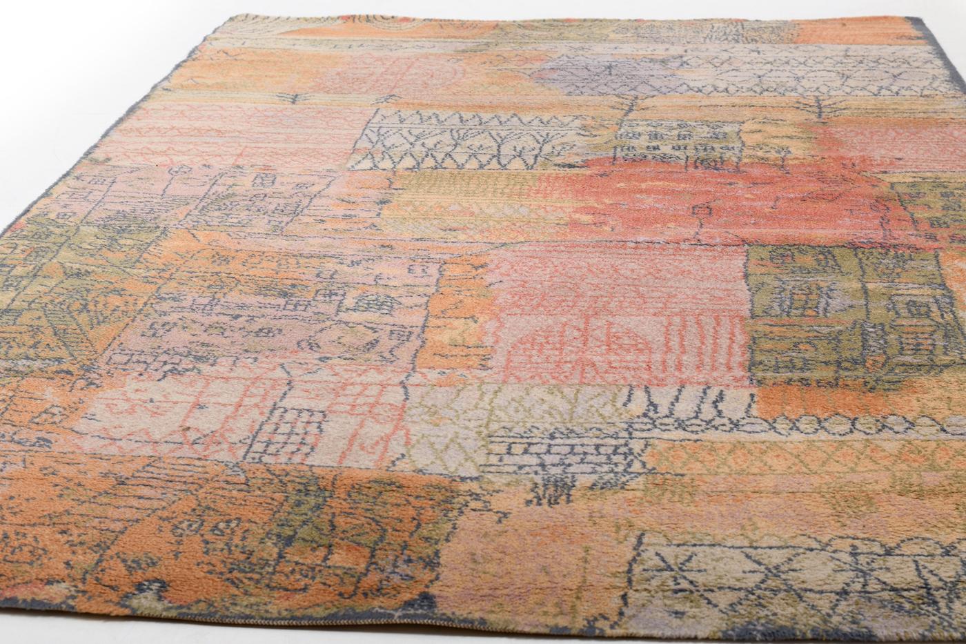 Large wool carpet / rug „Florentinisches Villenviertel“ after a work by Paul Klee(1879-1949) from 1926. Made by Ege Art Line Denmark.
Measures: 180 cm x 280 cm.
