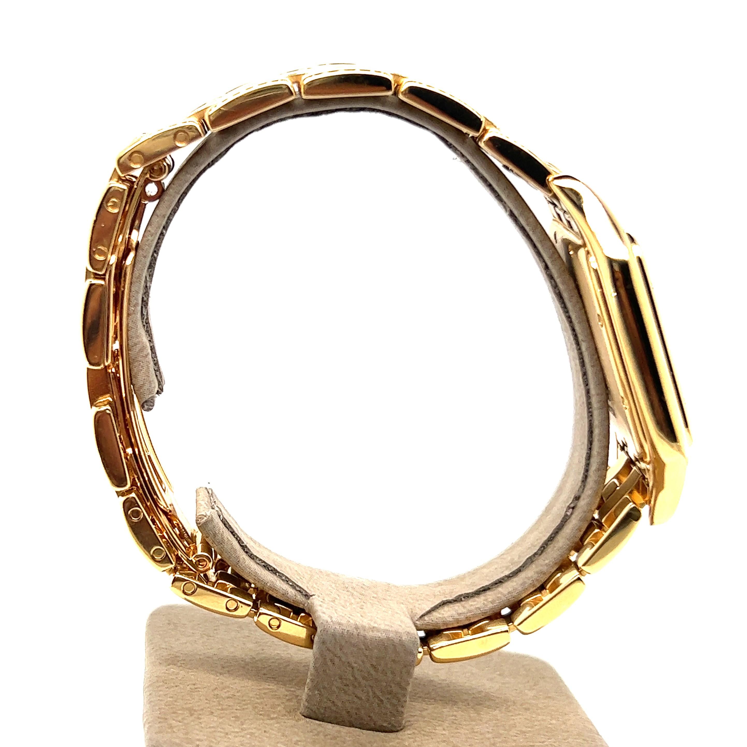 Große Cartier Panthère 18 Karat Gelbgold Uhr im Zustand „Gut“ in Lucerne, CH
