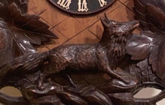 Large Carved Antique Black Forest Cuckoo Clock