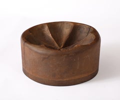 Gran Vide Poche Lobulado de Olmo Tallado, Francia Años 50