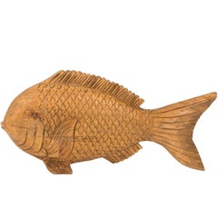 Large Carved Fish, circa 1970