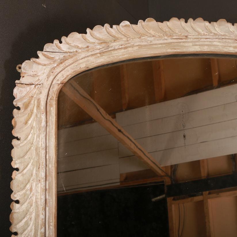 Stunning original painted Irish mirror, 1820.

Dimensions:
68 inches (173 cms) wide
3 inches (8 cms) deep
84 inches (213 cms) high.

 