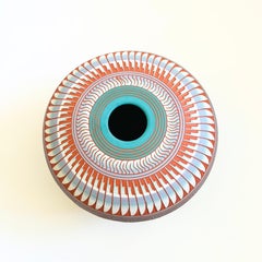 Large Carved Navajo Vase