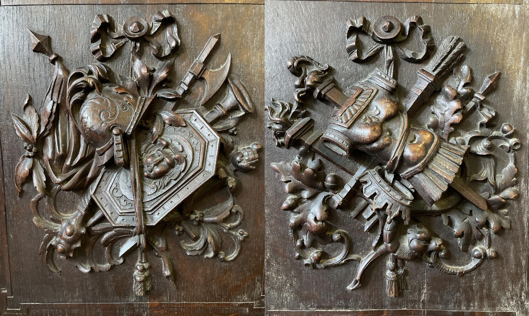Large Carved Oak Sideboard, Napoleon III Style 4