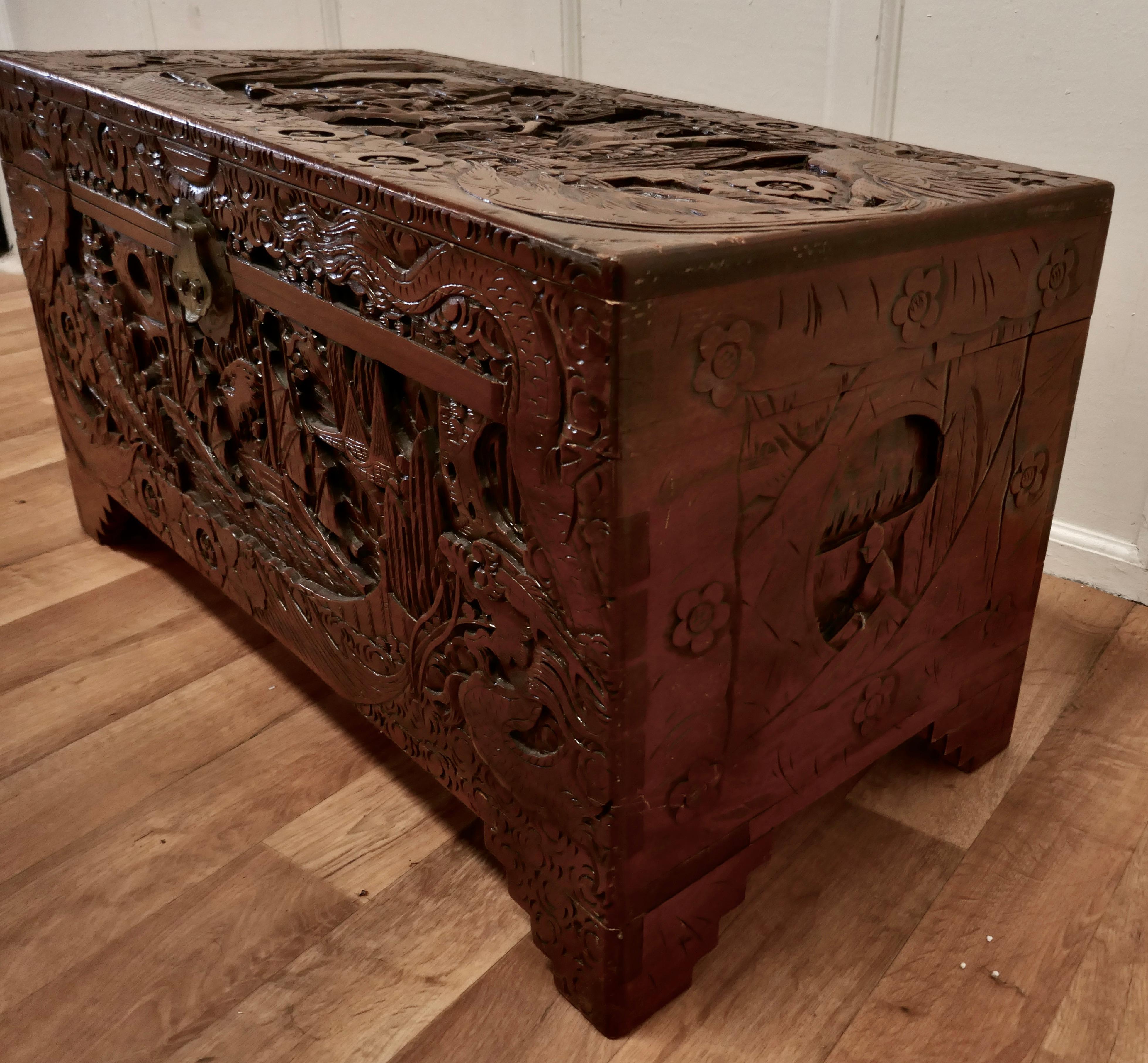 large camphor wood chest