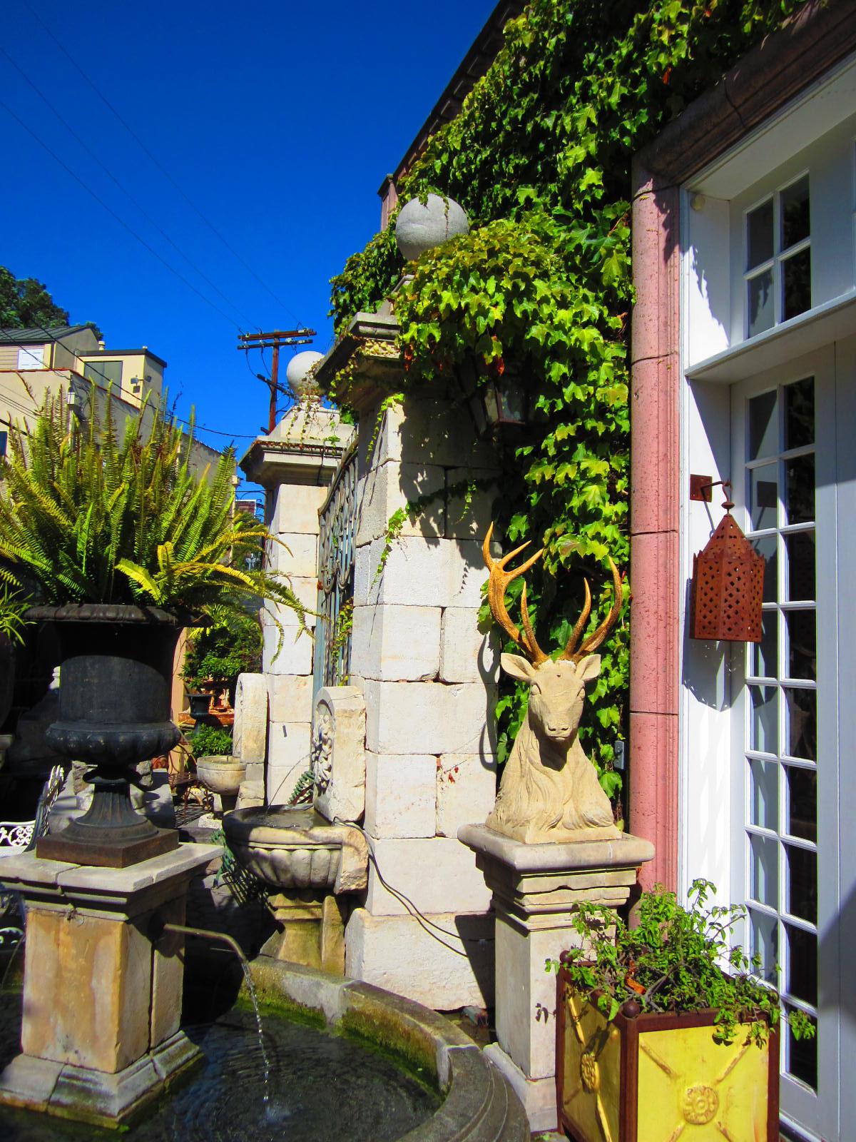 Large Carved Stone Gate Pier pillar Sphere Ball Finial on pedestal base Antiques For Sale 6
