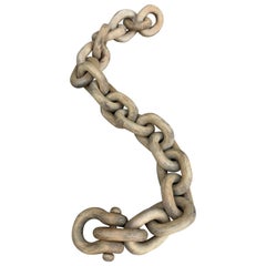 Grande Chaîne En Bois Sculpté