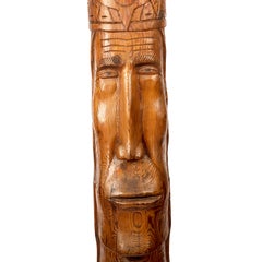 Large Carved Wood TOTEM Pole