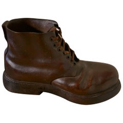 Large Carved Wooden Boot, Shoe Makers Trade Sign