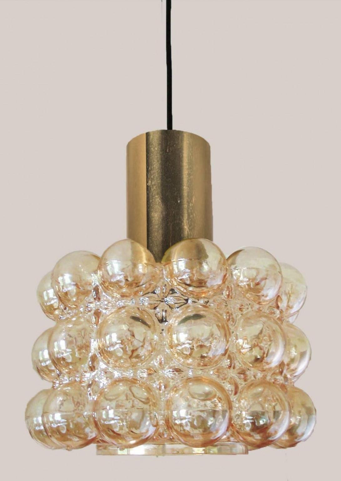 Grand luminaire Cascade avec sept lampes à piédestal par Helena Tynell, 1970 en vente 7