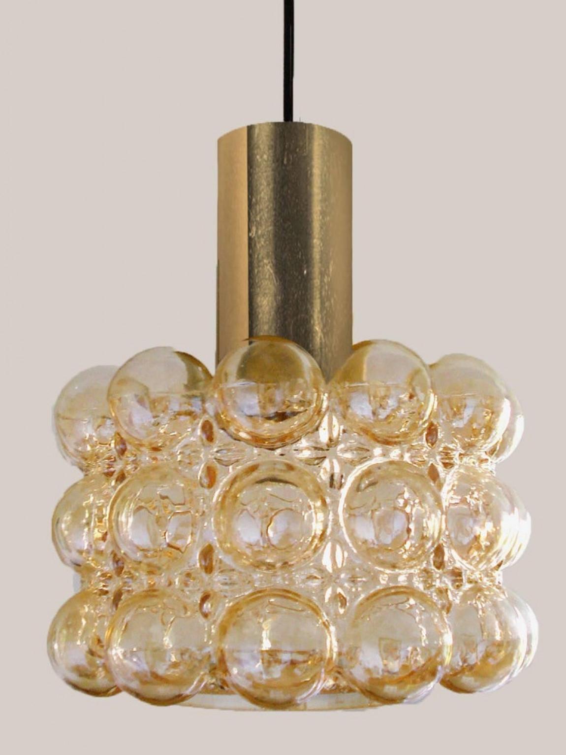 Autre Grand luminaire Cascade avec sept lampes à piédestal par Helena Tynell, 1970 en vente