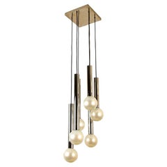 Vintage Large Cascade Light with Blown Opaline Glass Balls by Motoko Ishii for Staff