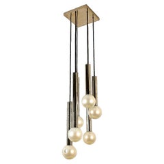 Large Cascade Light with Blown Opaline Glass Balls by Motoko Ishii for Staff