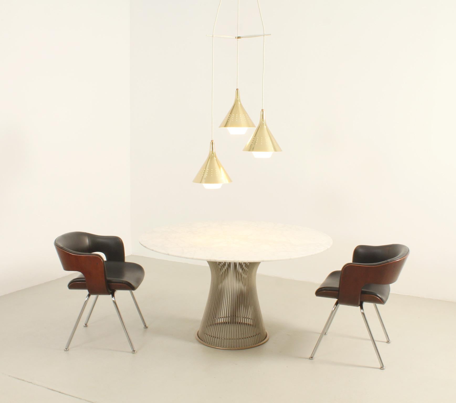 Large Cascading Chandelier in the style of Paavo Tynell, 1950's For Sale 8