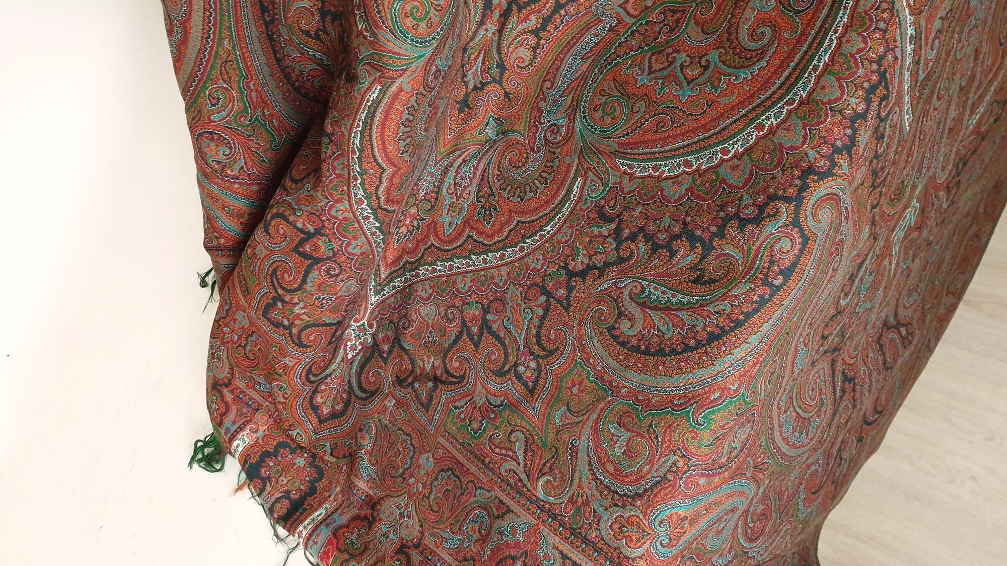 Large Cashmere Shawl, 160 X 328 Cm, XIXth Century 3