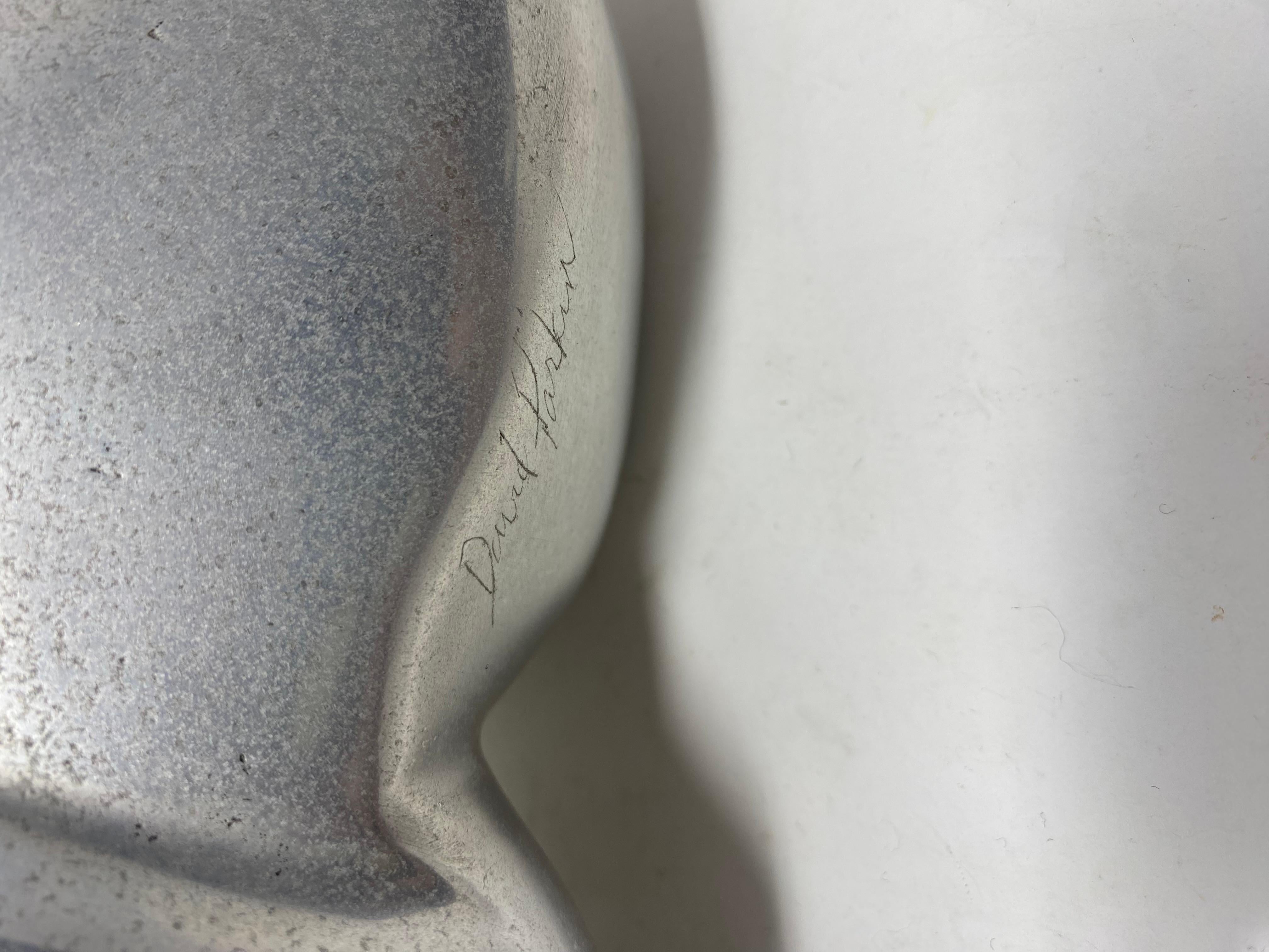 Mid-Century Modern Large Cast Aluminum Hippo Sculpture by David Parkin, 1970s For Sale