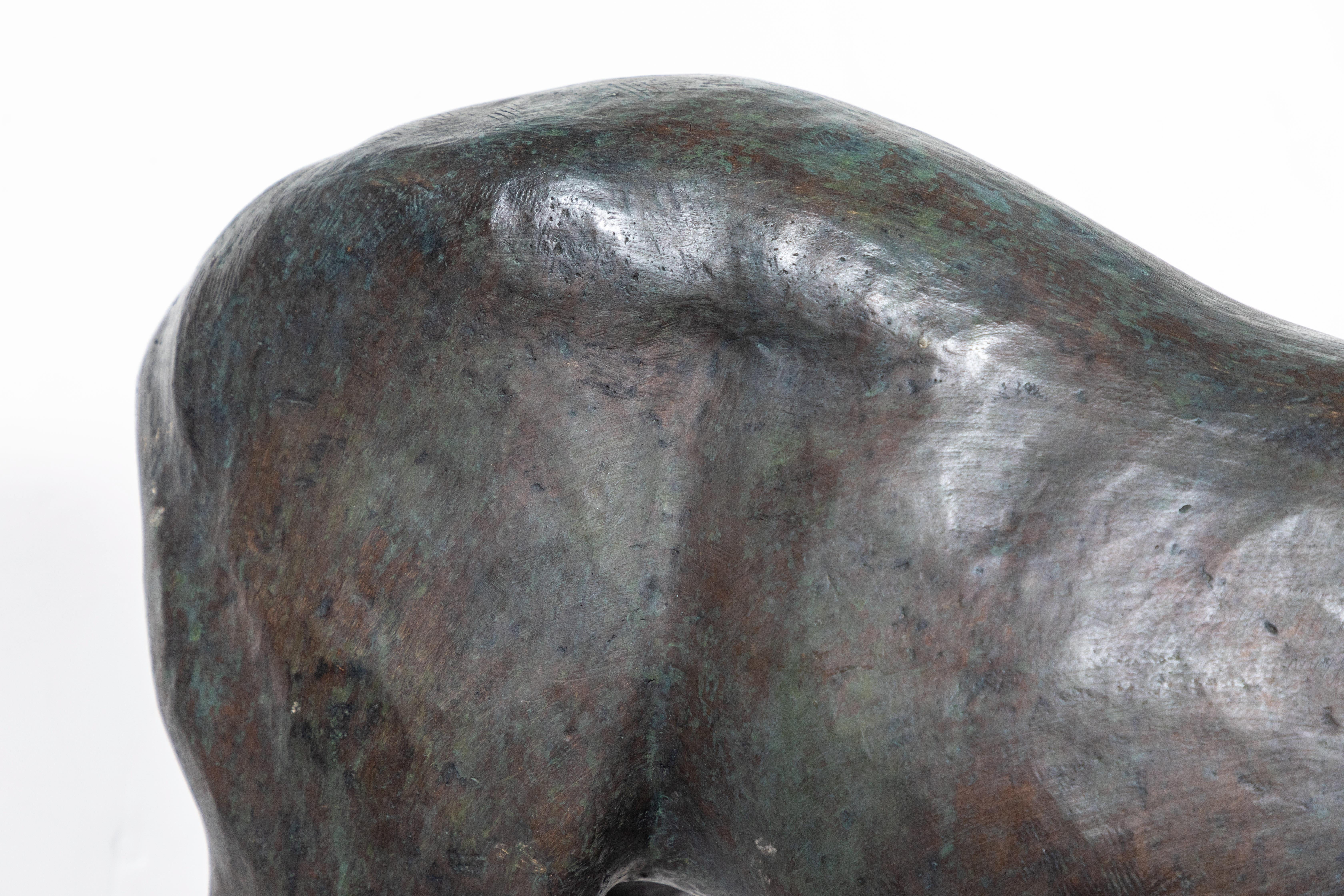 Large, Cast Bronze Doe 1