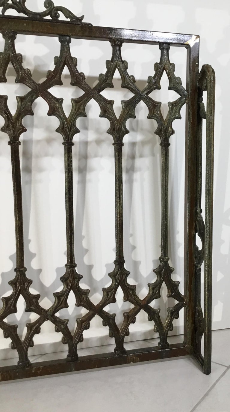 Large Cast Iron Fireplaces Screen For Sale at 1stdibs