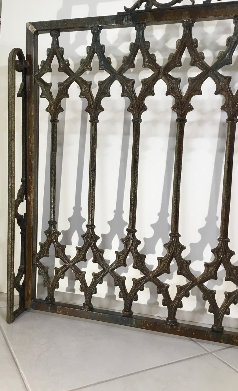 Large Cast Iron Fireplaces Screen For Sale at 1stdibs