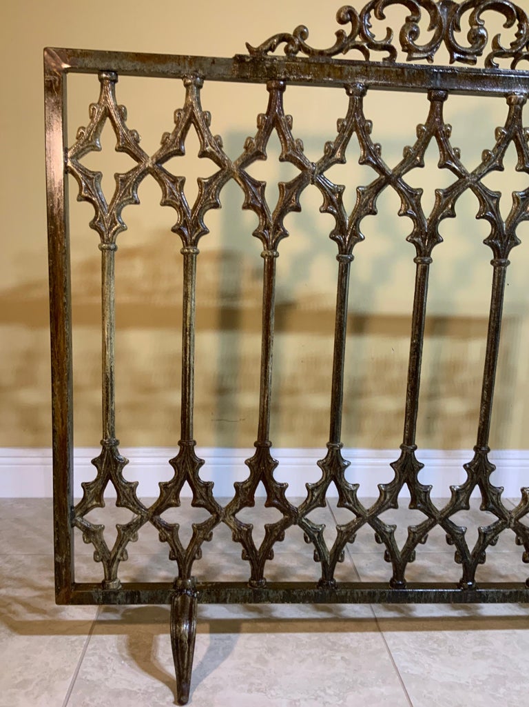Large Cast Iron Fireplaces Screen at 1stDibs