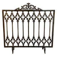 Iron Fireplace Screen at 1stDibs