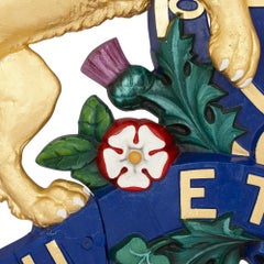 Large Cast Iron Royal Coat of Arms of the United Kingdom
