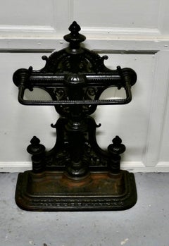 Large Cast Iron Umbrella Stick Stand