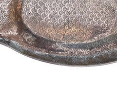 Set of Large Cast Metal Fish Trays. Sold Individually.