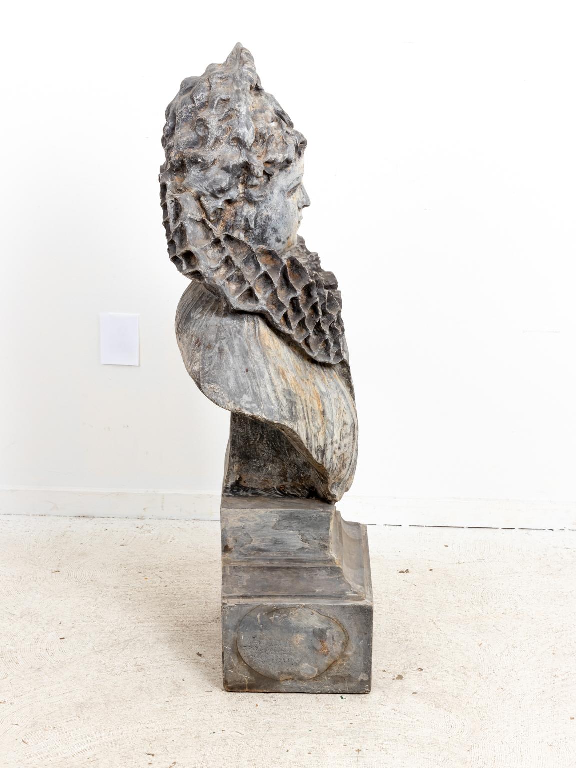Large Cast Resin Bust of Woman 2