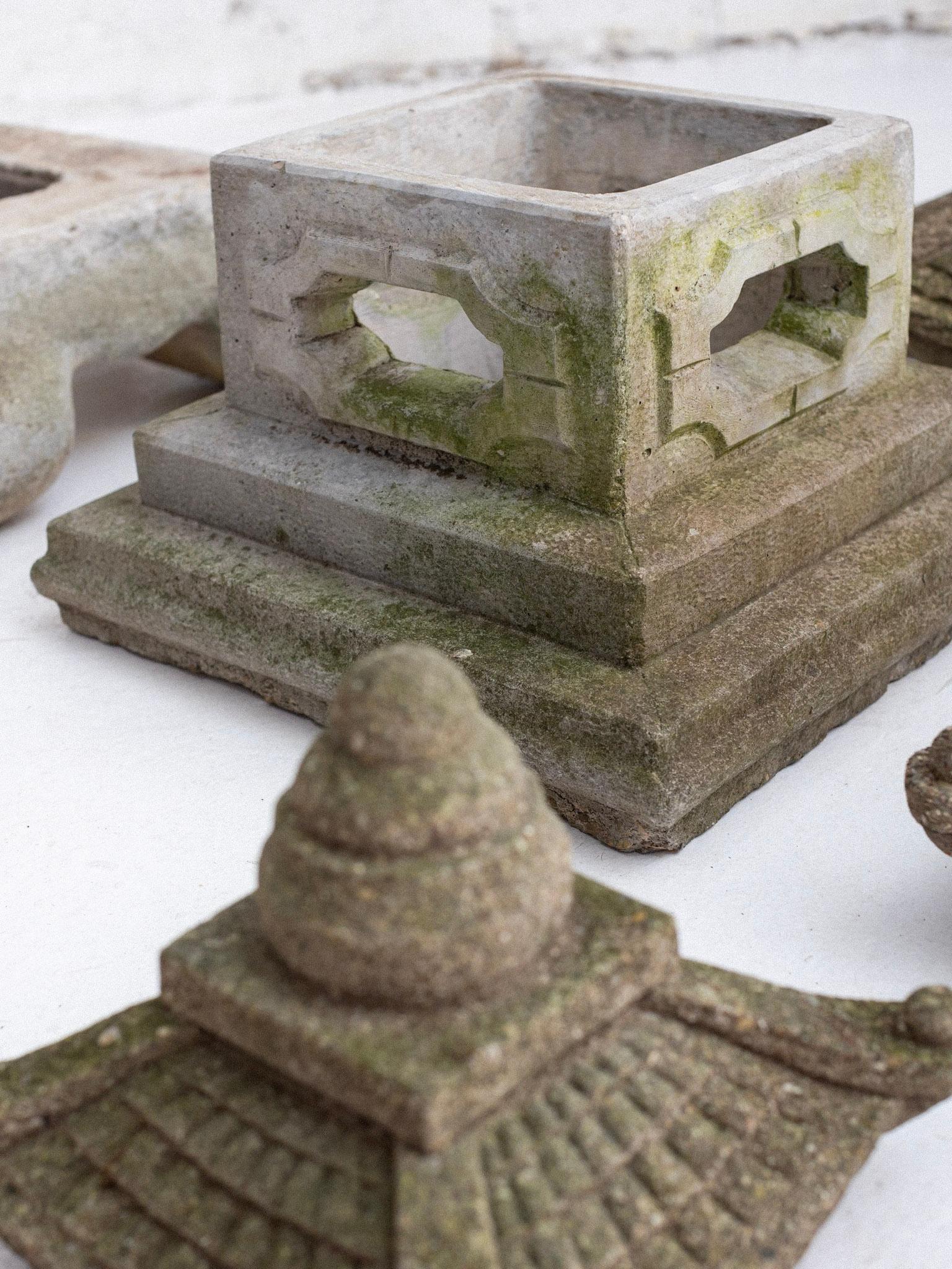 Large Cast Stone Garden Pagoda 5