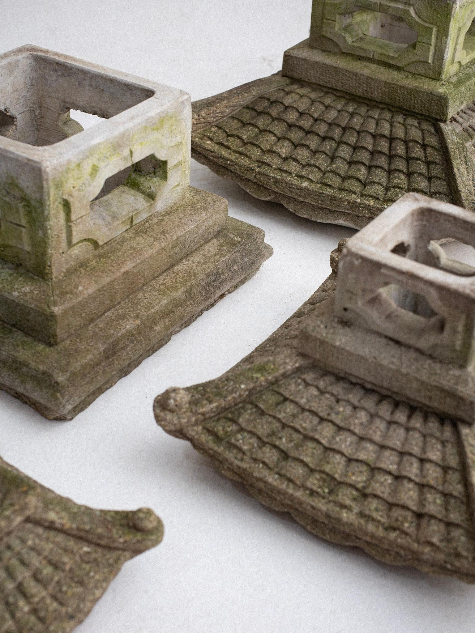 Large Cast Stone Garden Pagoda 6