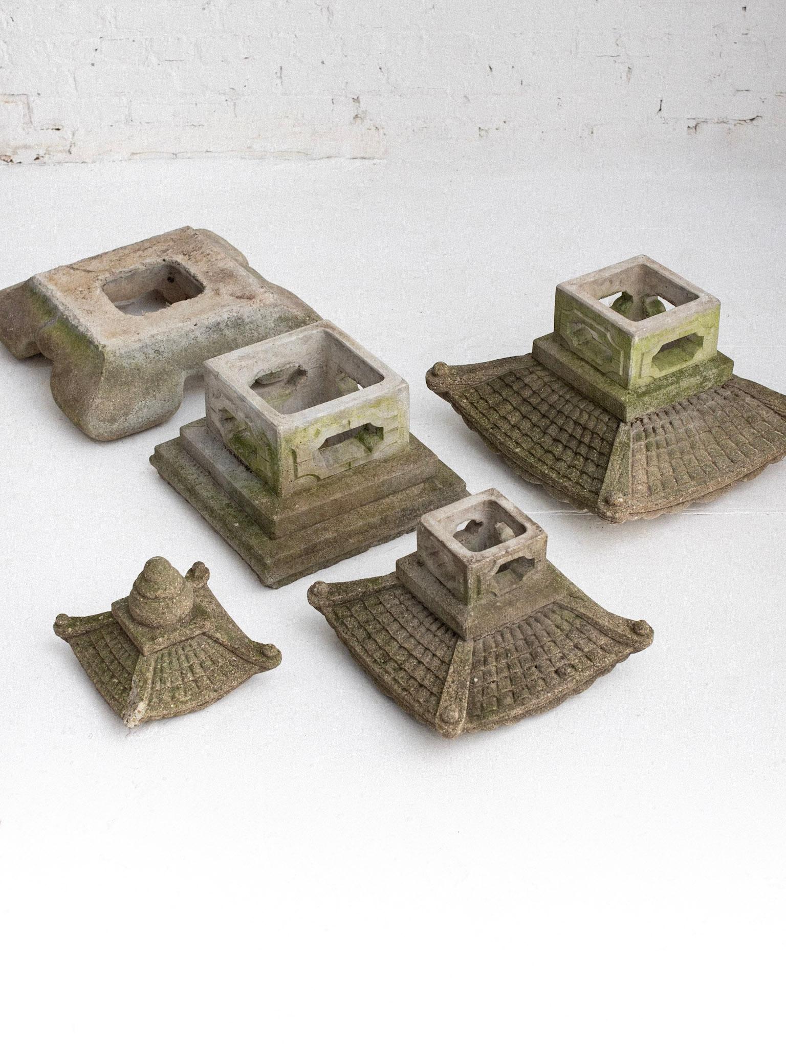 Large Cast Stone Garden Pagoda 2