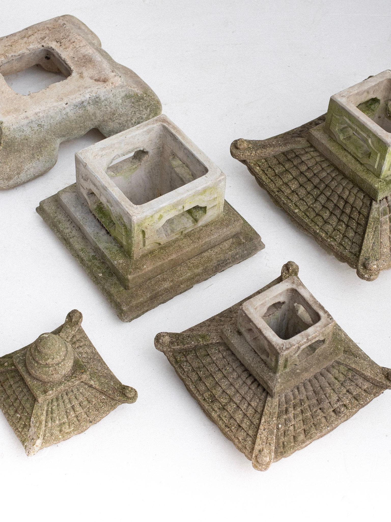 Large Cast Stone Garden Pagoda 3