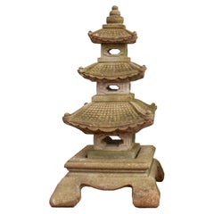 Large Cast Stone Pagoda Garden Ornament