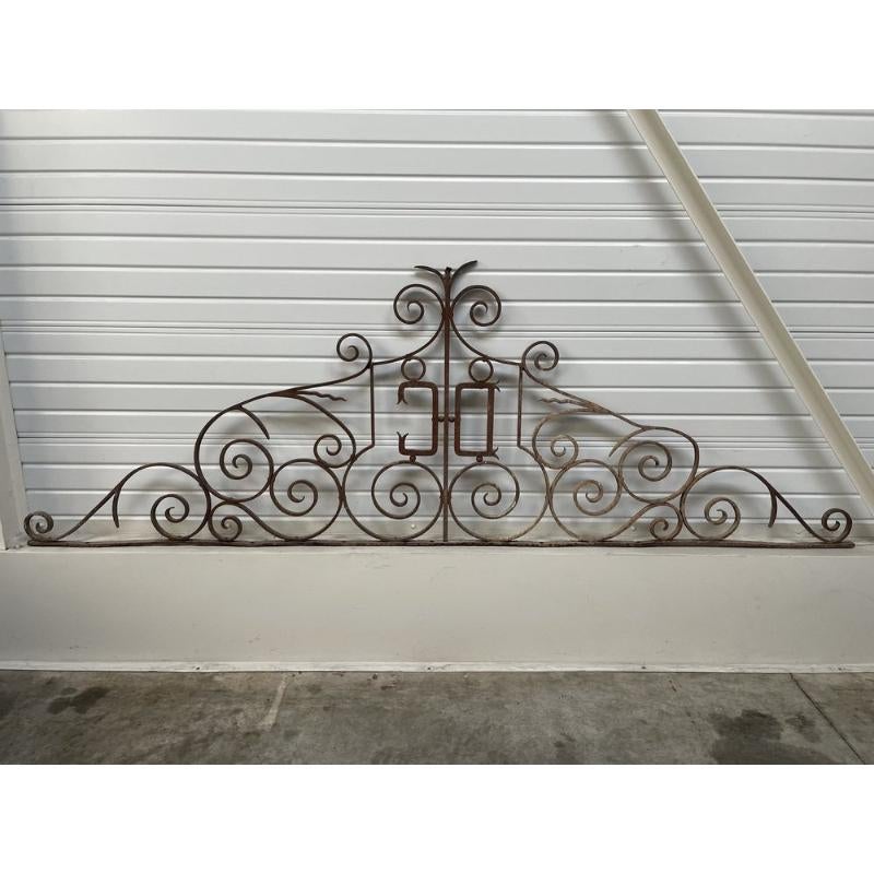 Großes Schlossschild aus Schmiedeeisen, Frankreich, 1900er Jahre im Angebot 5