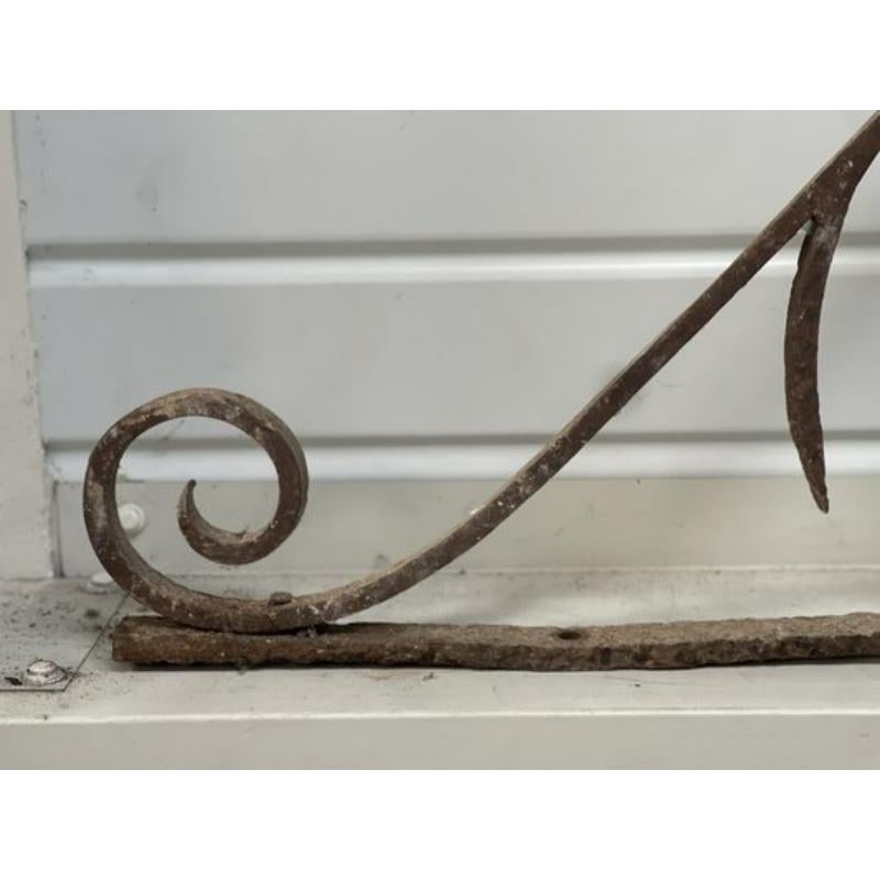 Großes Schlossschild aus Schmiedeeisen, Frankreich, 1900er Jahre (Französisch) im Angebot