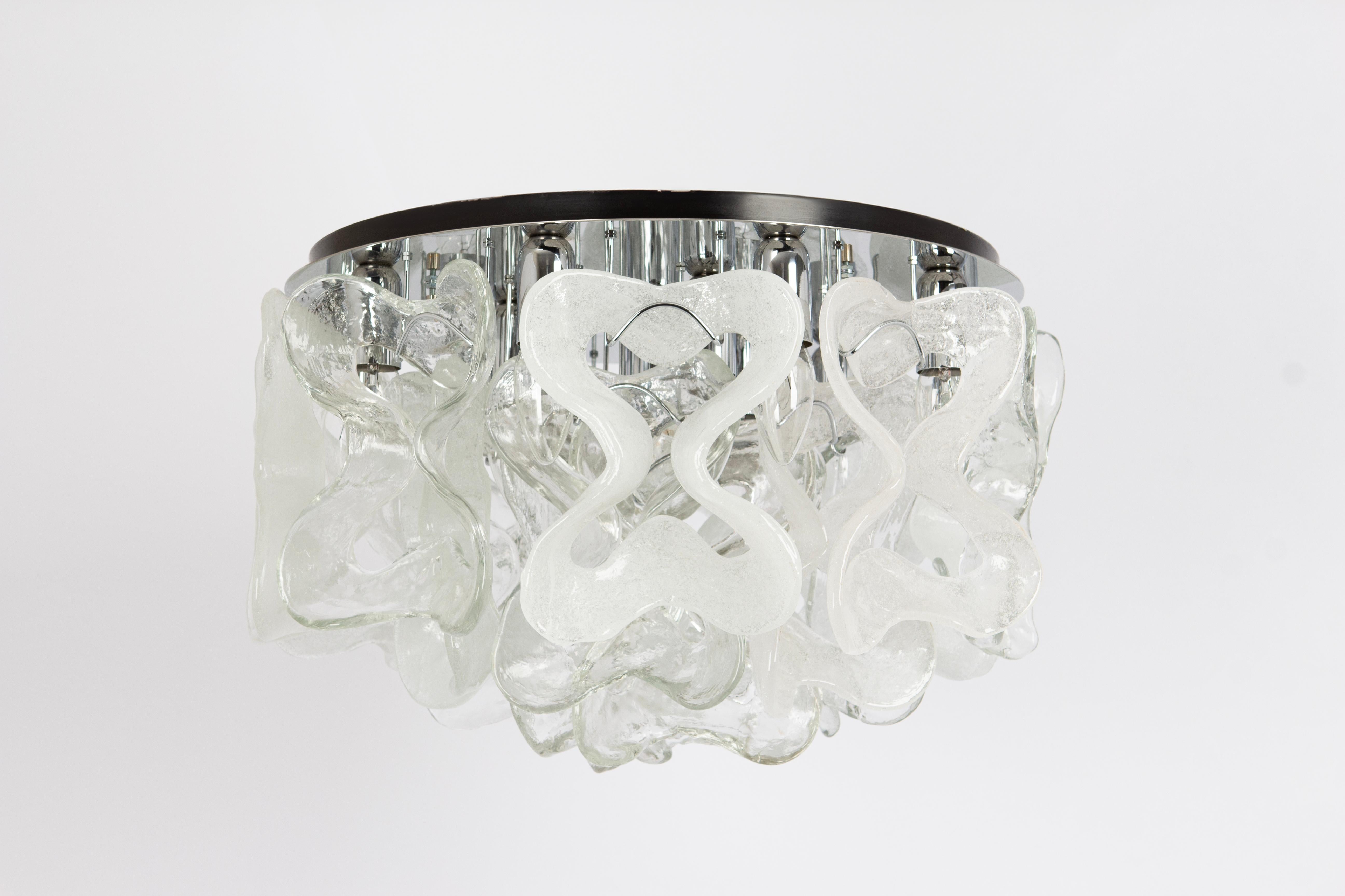 Massiccio lampadario da incasso Kalmar modello 