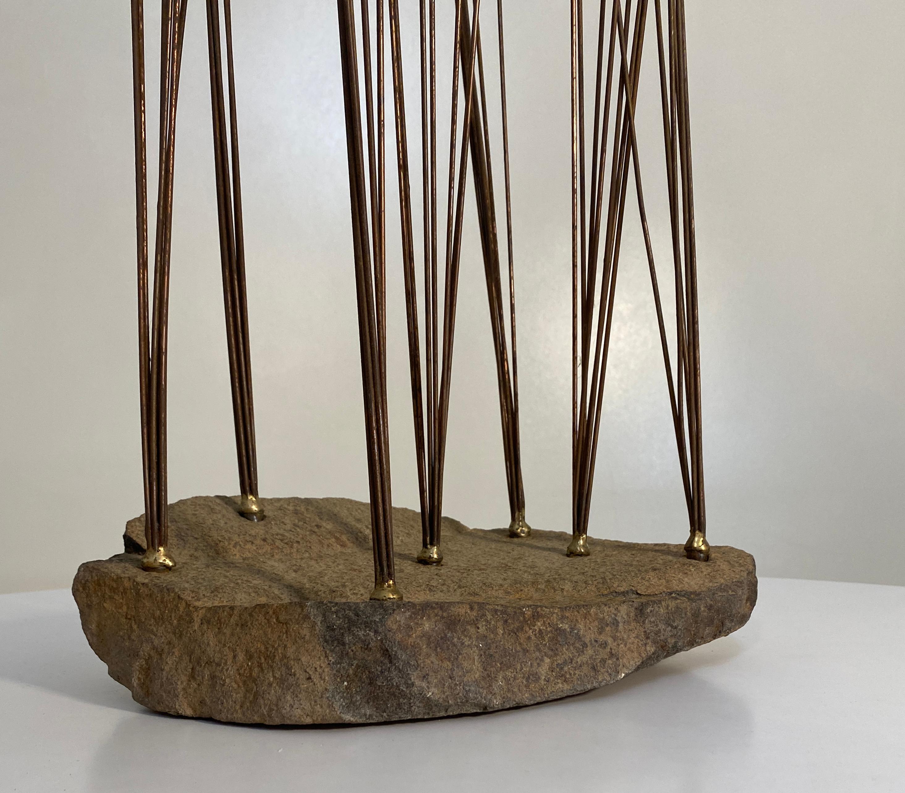Large Cattails Sculpture Attributed to Curtis Jere For Sale 2