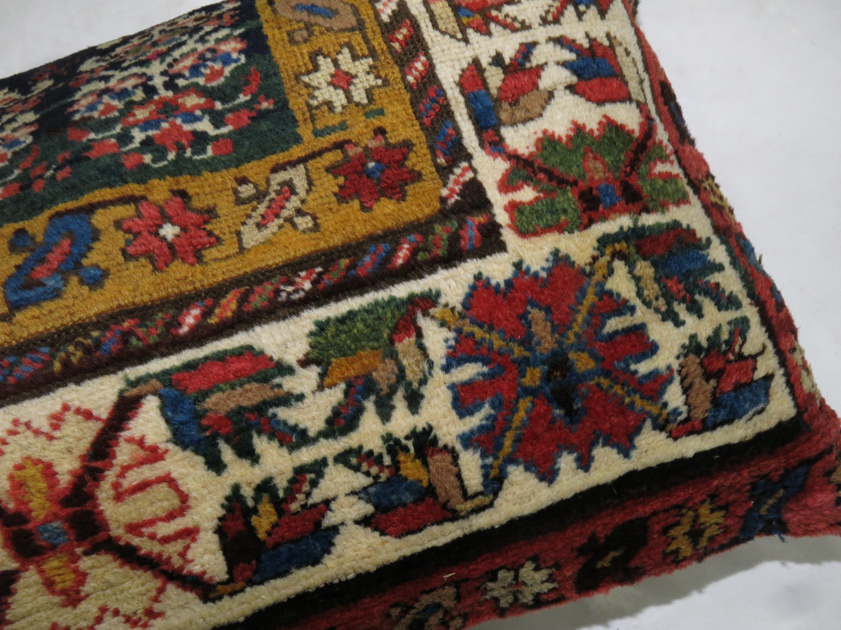 Kazak Large Caucasian Shirvan Pillow