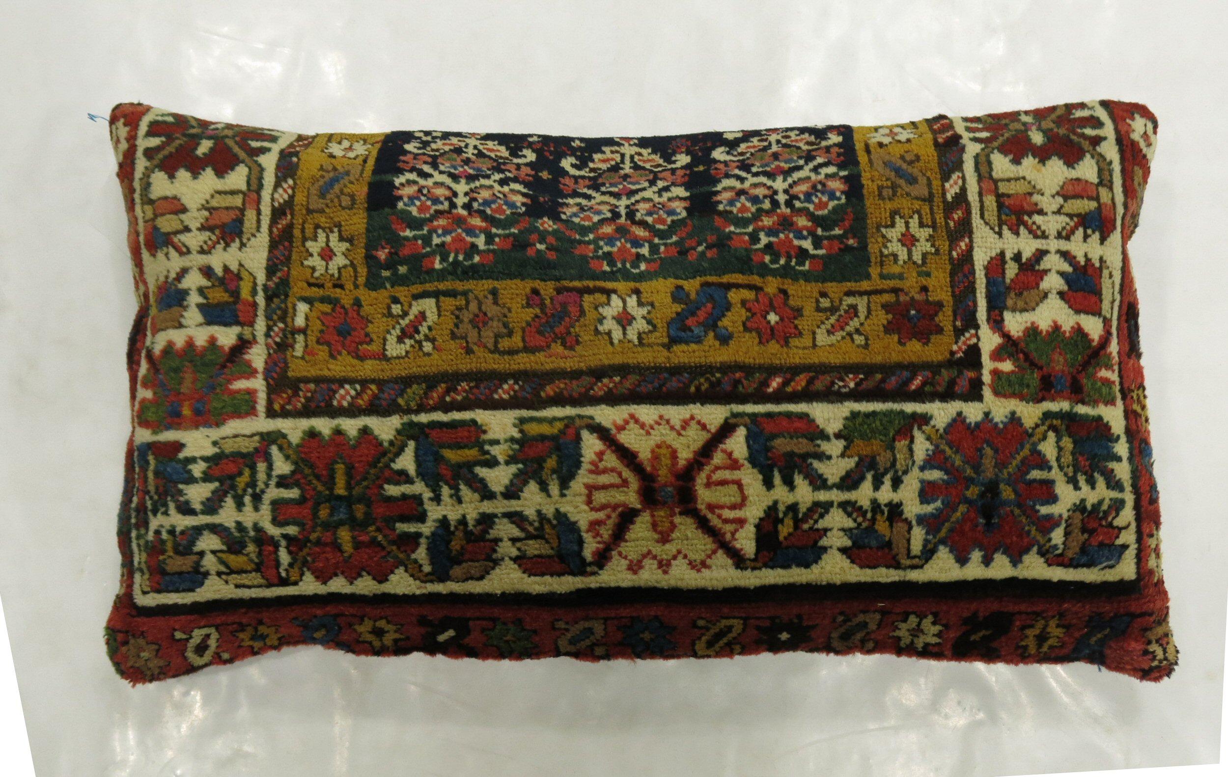 Contemporary Large Caucasian Shirvan Pillow