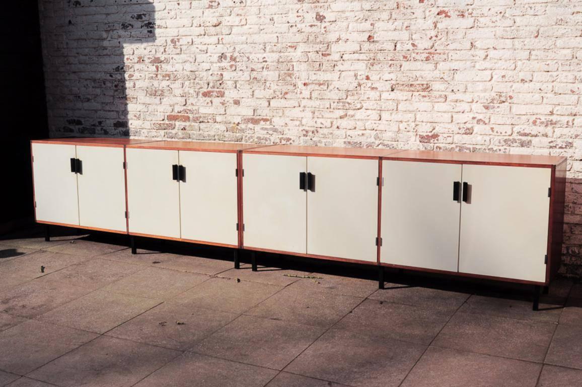 Mid-Century Modern Large Cees Braakman for Pastoe “Made to Measure” Credenza, The Netherlands 1960 For Sale