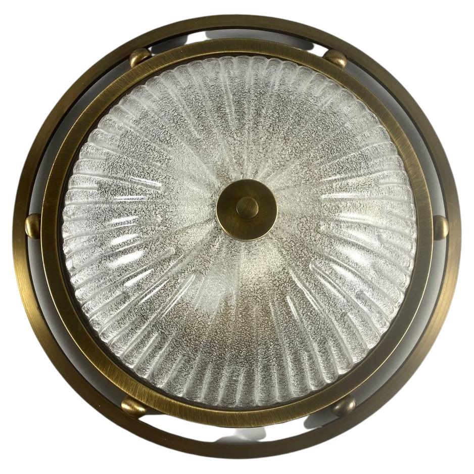 Large Ceiling Flush Mount Chandelier by Fisher Leuchten, Germany, 1970s For Sale