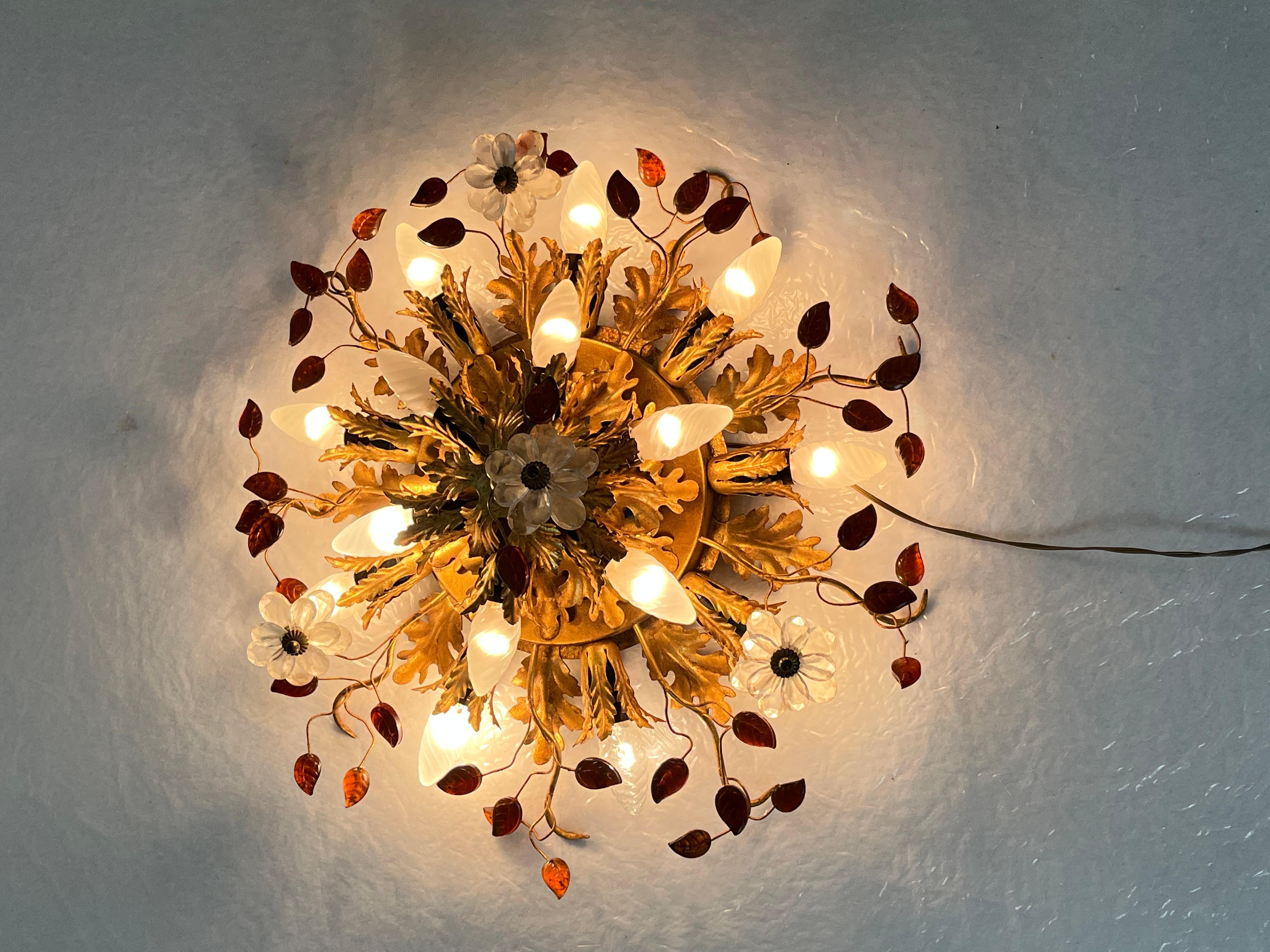 Grande lampada da soffitto a 15 luci 