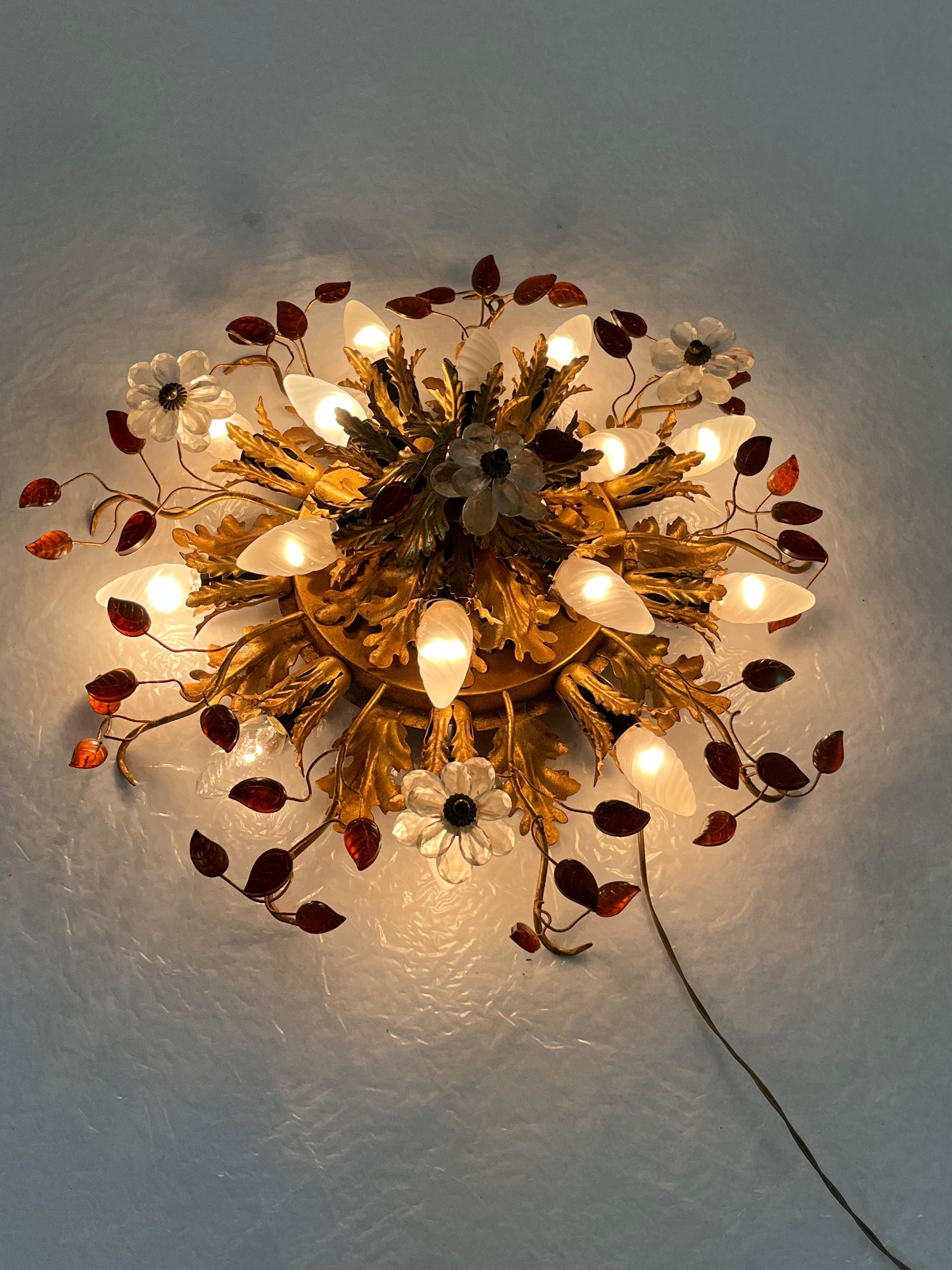 Grande lampada da soffitto a 15 luci 