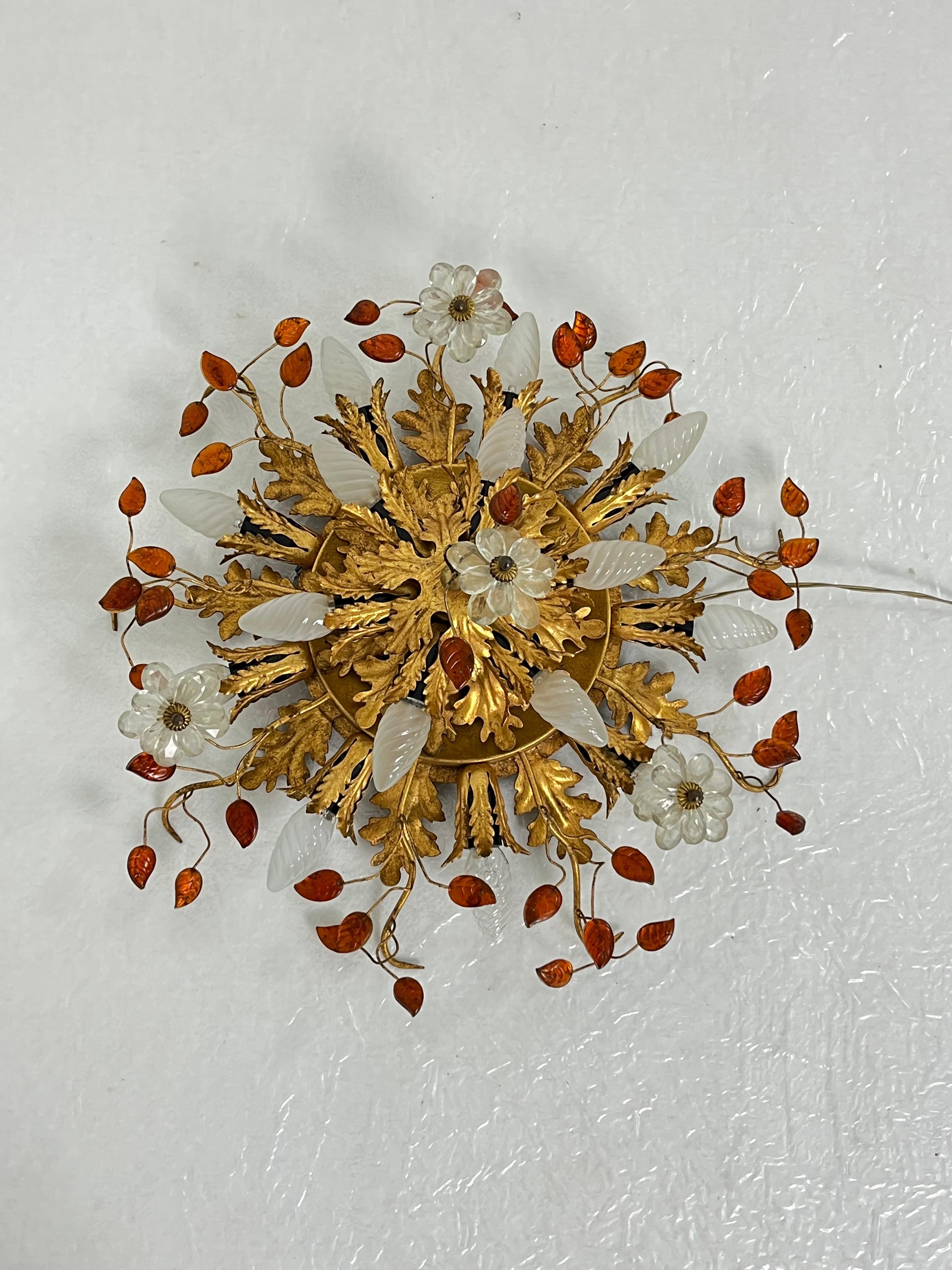 Italiano Grande lampada da soffitto a 15 luci 