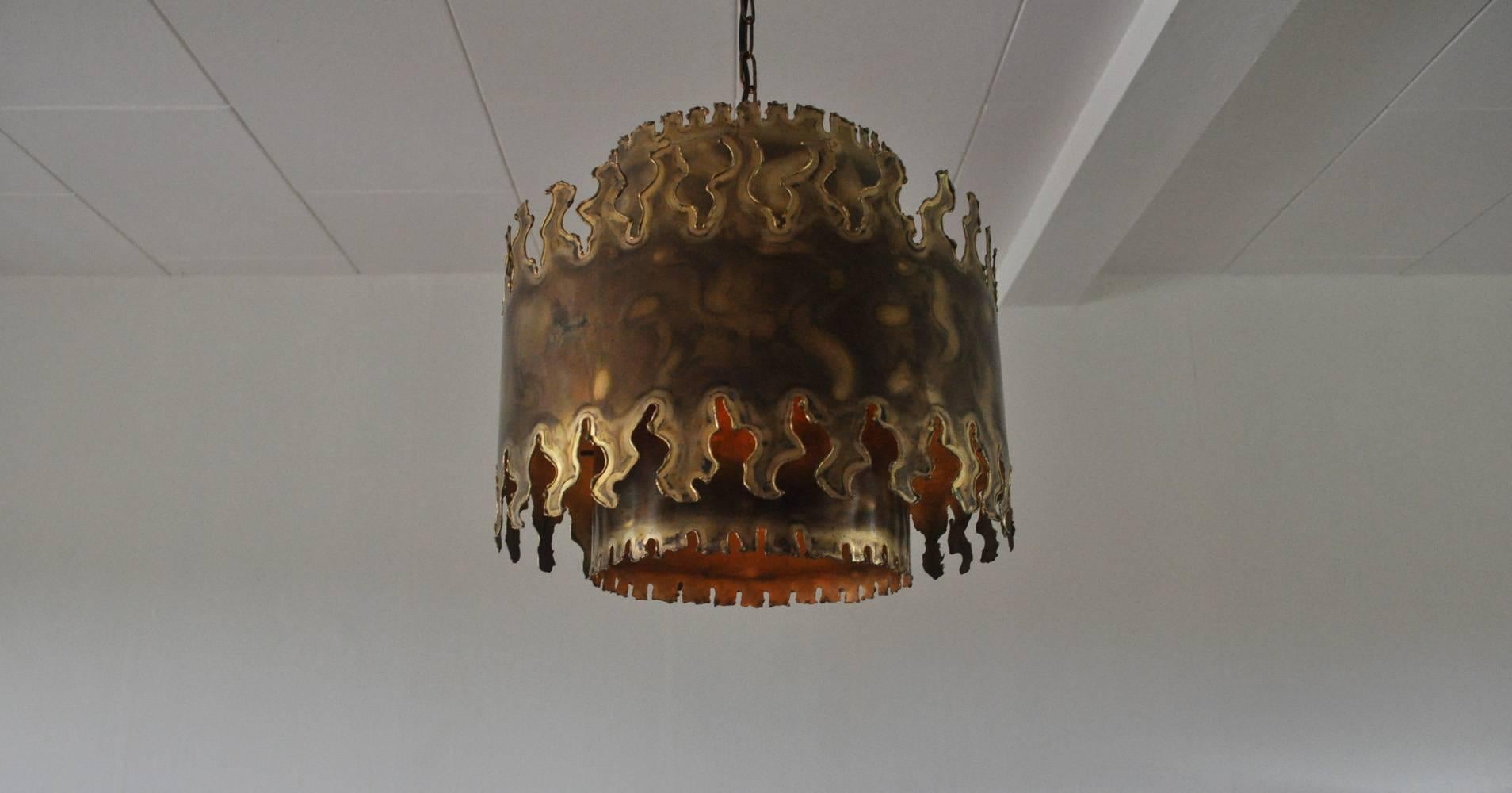 Large Ceiling Lamp Designed by Svend Aage Holm Sørensen in the 1960s in Denmark 1